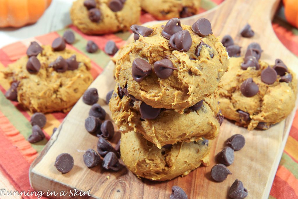 Pumpkin Cookies with Cake Mix