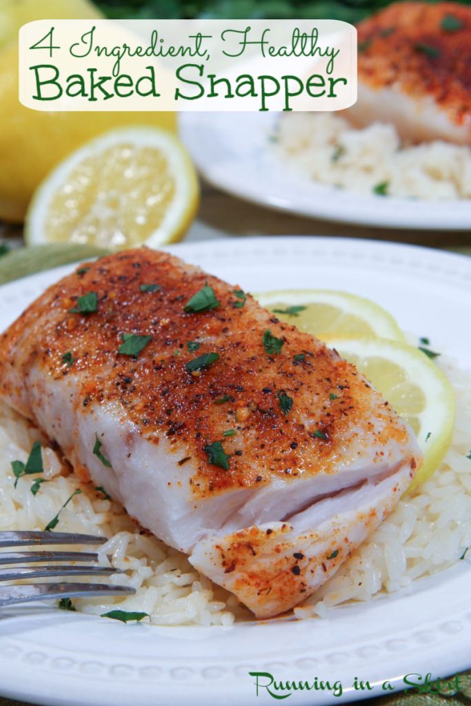 Baked Snapper Recipe Pin