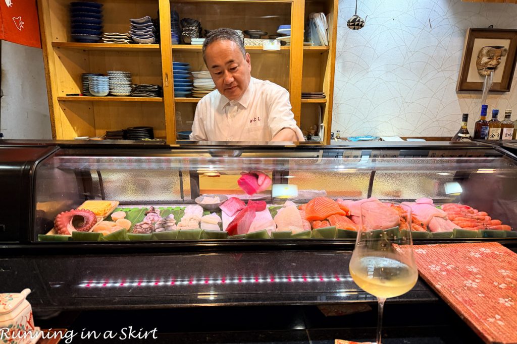 Top Things to Do in Kyoto -sushi counter